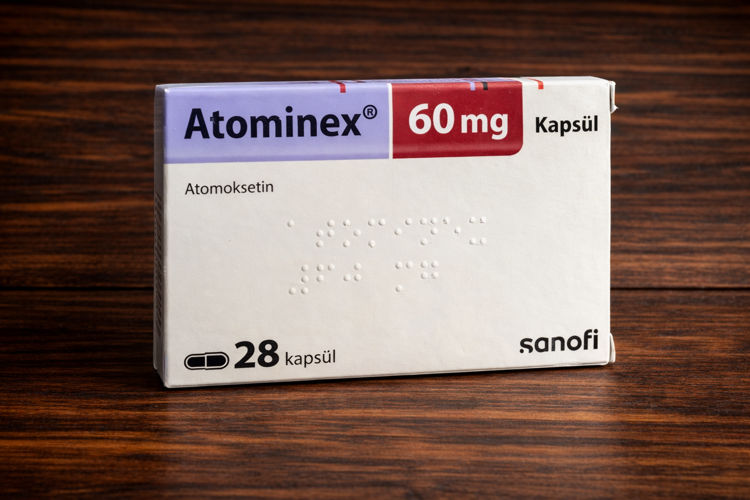 Атомінекс (атомоксетін) 60 мг №28