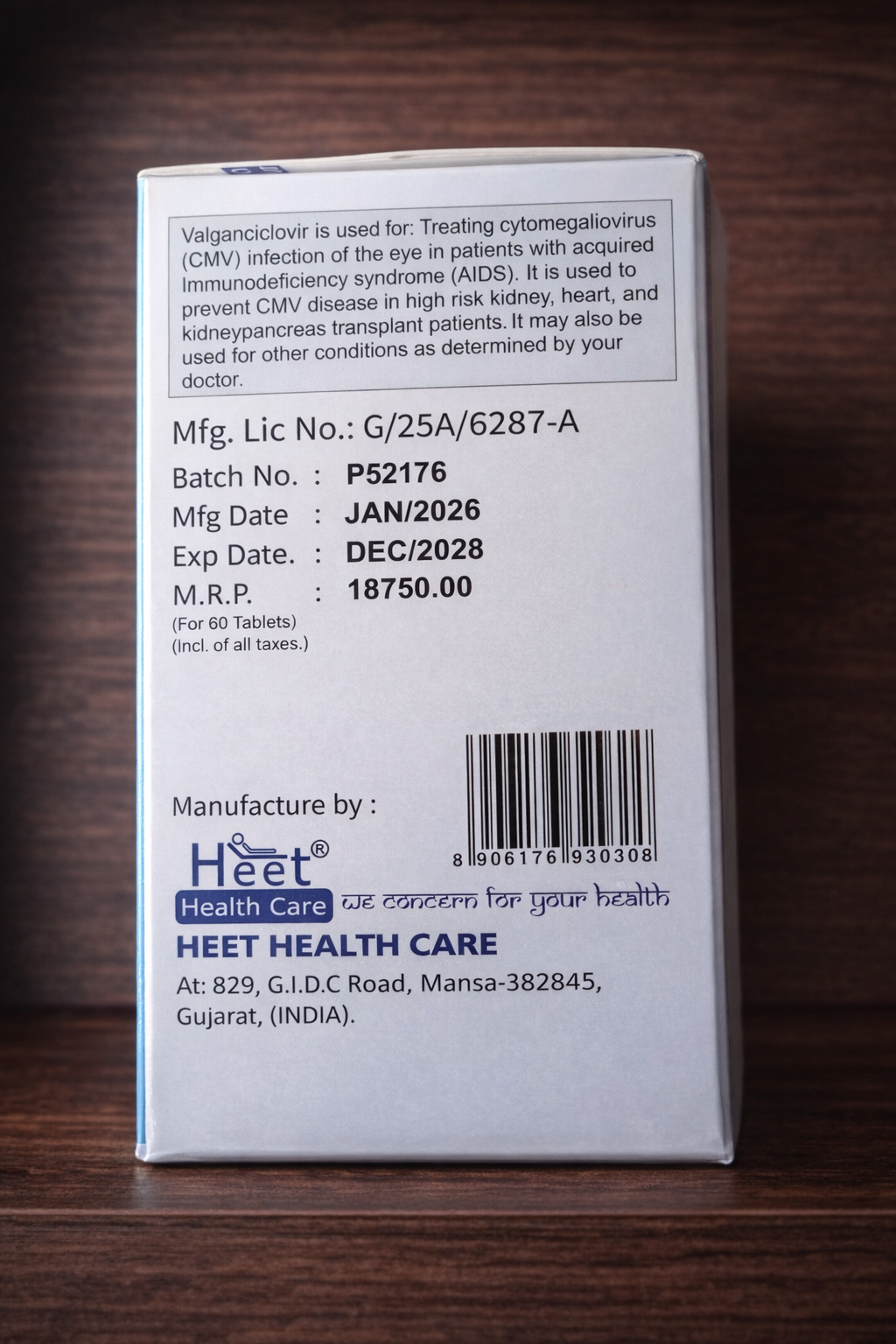 Валгахет (Валганцикловір) 450мг табл №60 - Зображення 2