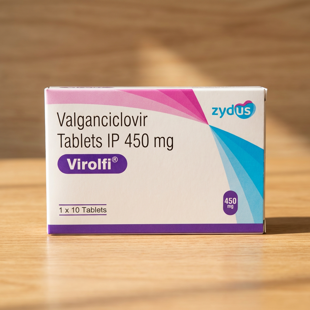 Віролфі (Валганцикловір) 450мг табл №10