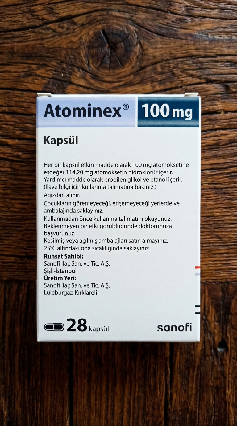 Атомінекс (атомоксетин) 100 мг № 28 - Зображення 4