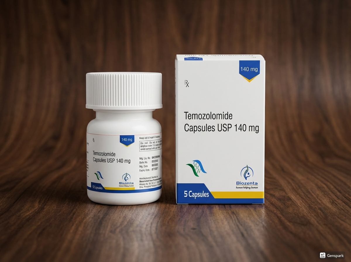 Темозоломід 140 мг капсули №5 - Зображення 2