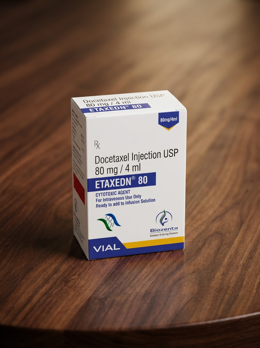 Этакседн 80 (доцетаксел) 80 мг/4 мл, раствор для инфузий