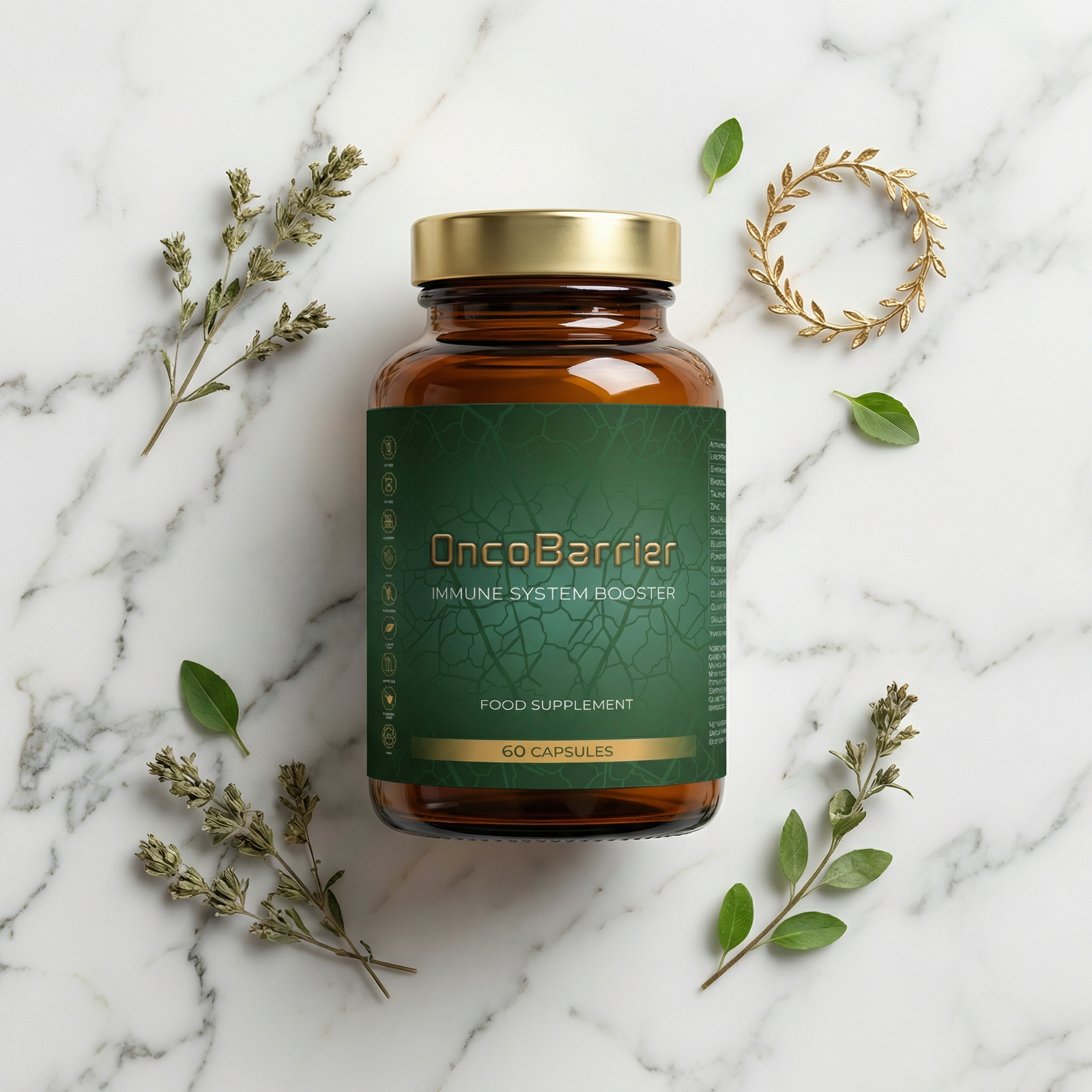 OncoBarrier Complex №60 капсули – антиоксидантний фітокомплекс для підтримки імунної системи та клітинного захисту