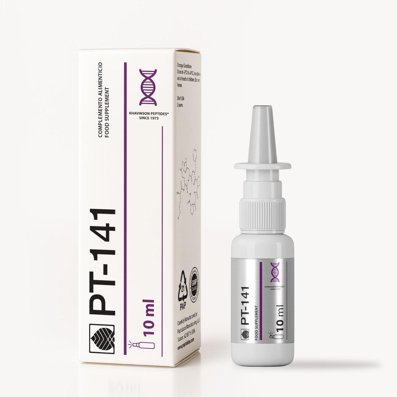 PT-141 (Бремеланотид) назальний спрей 10 мл — пептид для підвищення лібідо та сексуальної активності у чоловіків і жінок