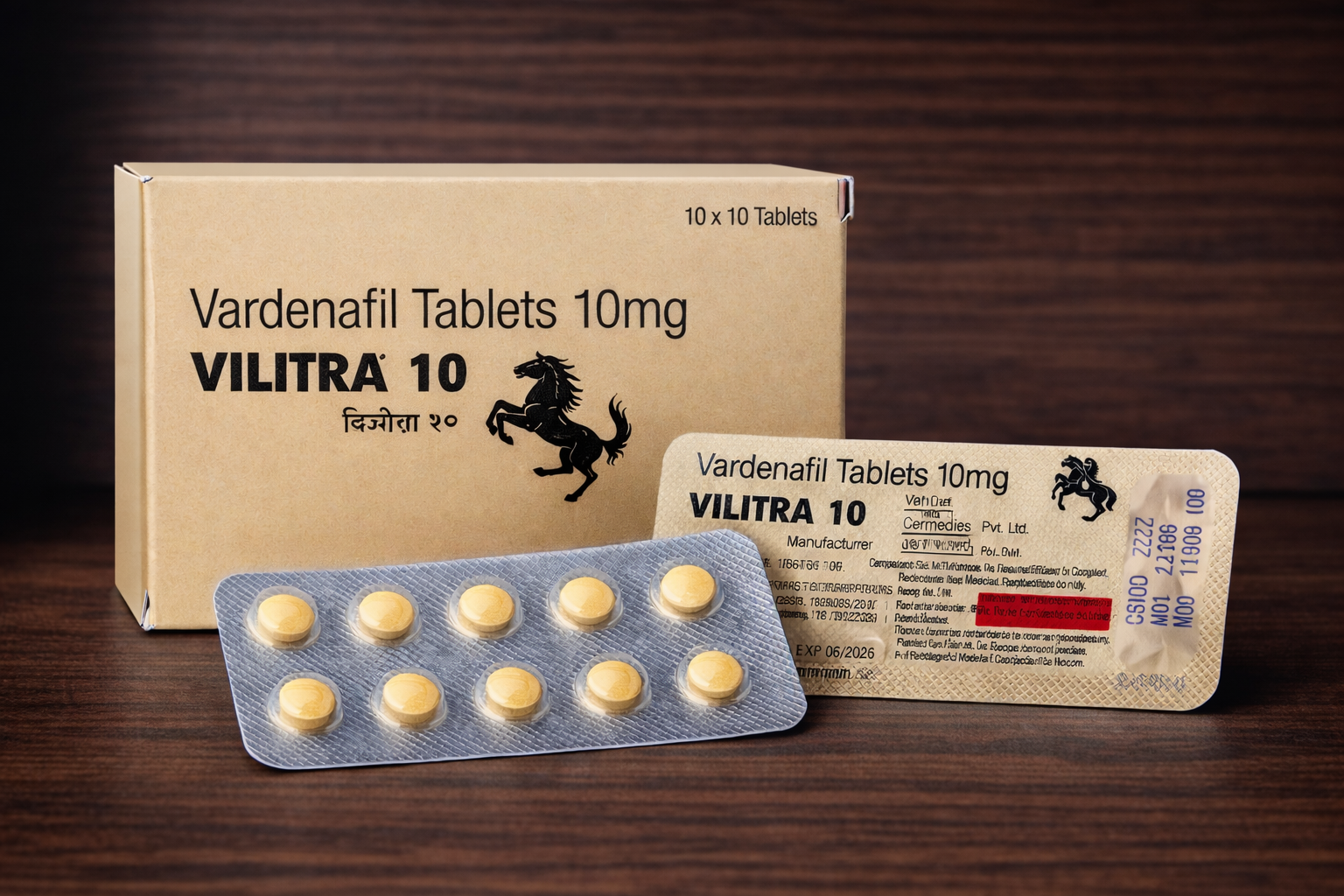 Вілітра-10 (варденафіл) 10 мг табл. №10 - Зображення 2