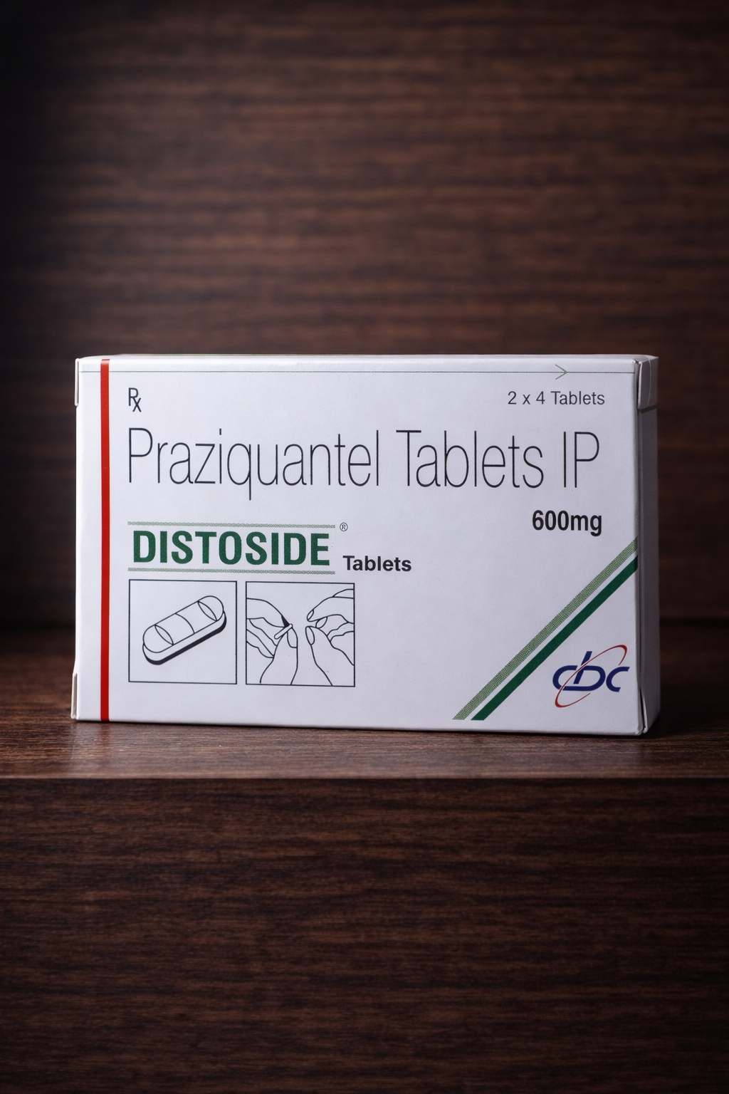 Дістосид (празіквантел) 600 мг табл №8