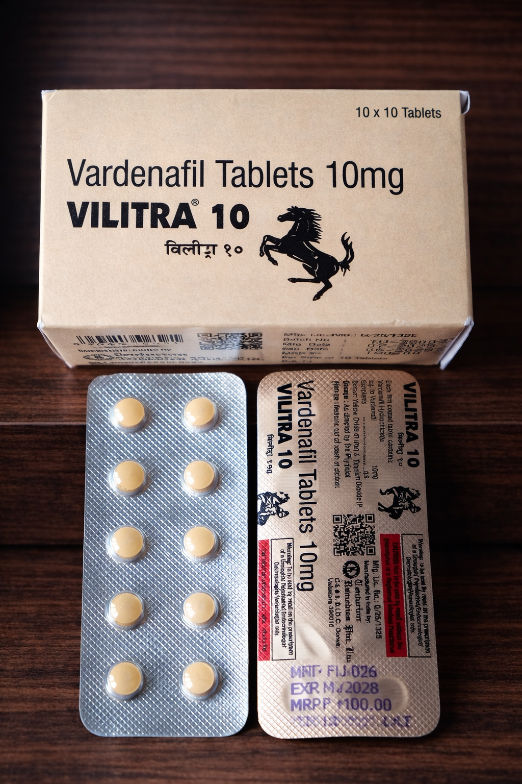 Вілітра-10 (варденафіл) 10 мг табл. №10 - Зображення 3