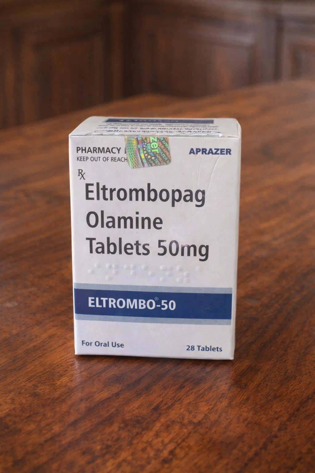 Eльтромбо-50 (ельтромбопаг) 50 мг табл №28