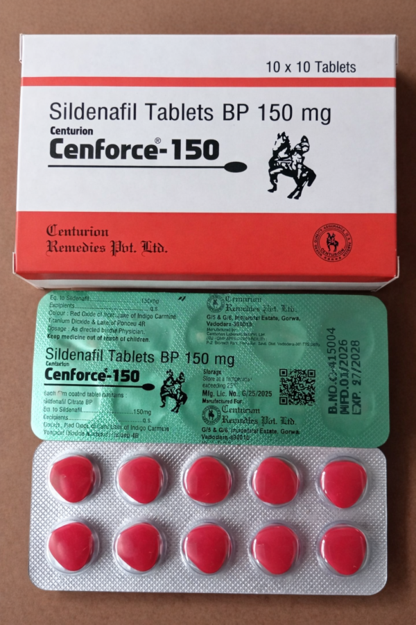 Cenforce-150 sildenafil 150 mg 10 tablets