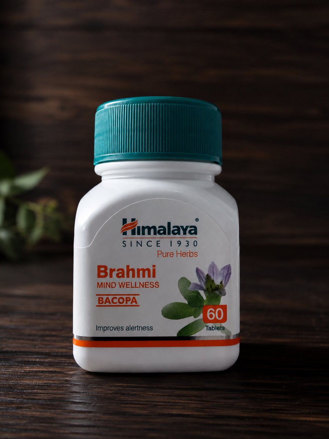 Брахмі органічний (Brahmi) – таблетки для підтримки пам’яті та нервової системи, 60 таблеток